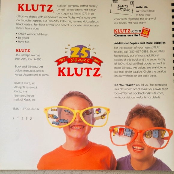 Window Art Craft Book by Klutz - Picture 3 of 8
